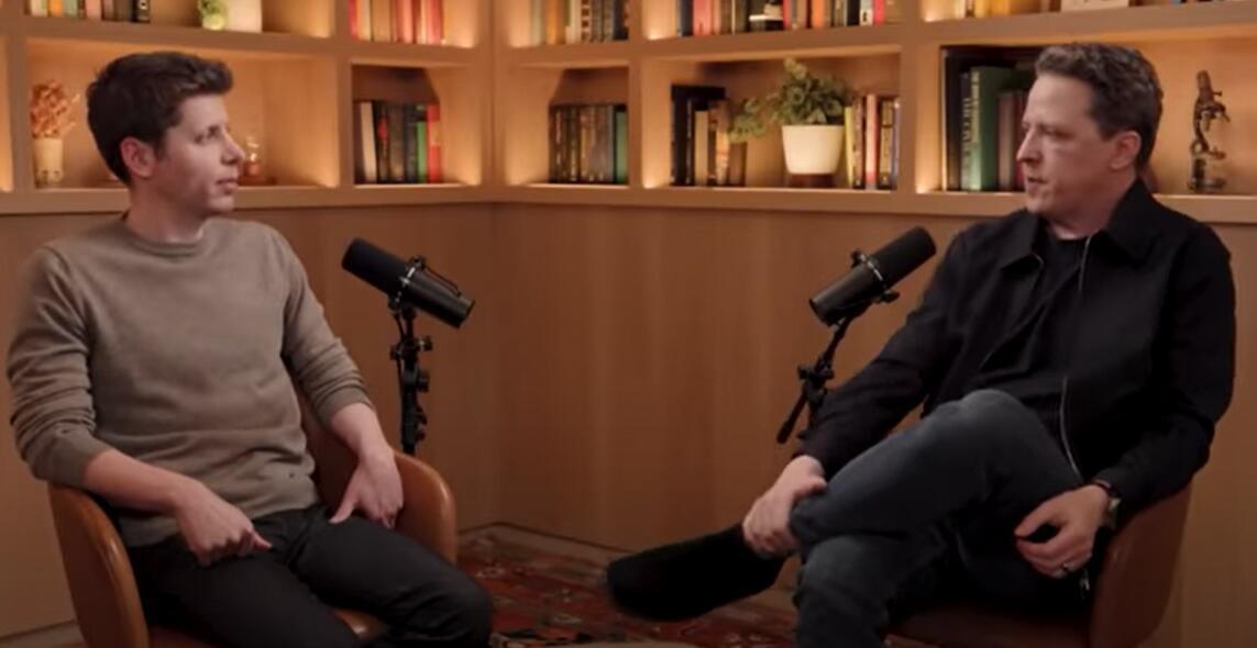 Screenshot from OpenAI Podcast